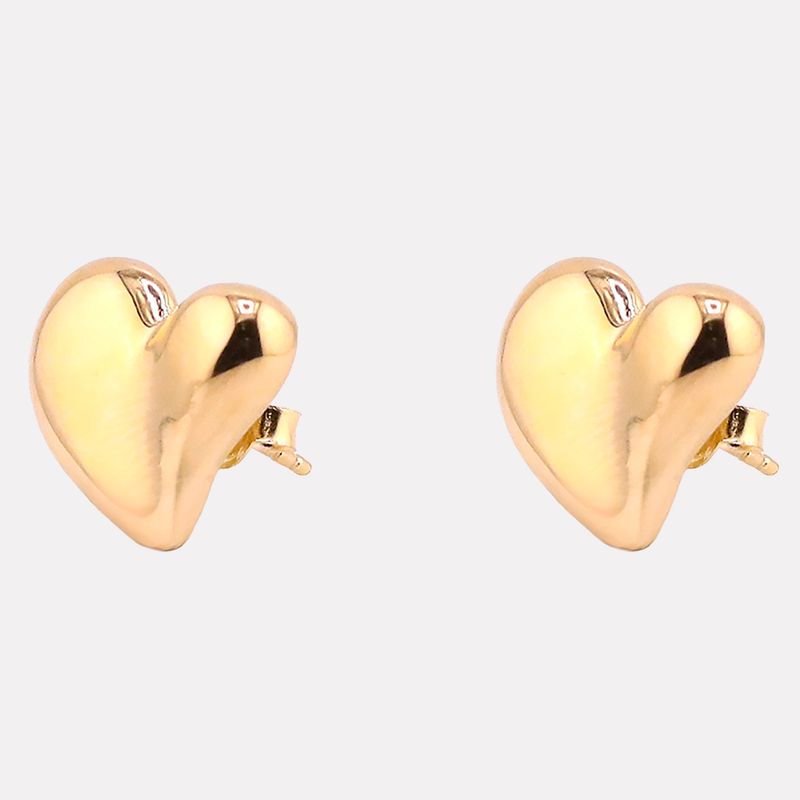 Aretes Corazon 14k 2.3g